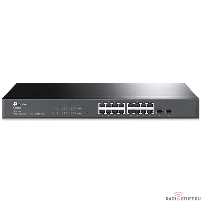 TP-Link TL-SG2218 JetStream 16-портовый гигабитный Smart коммутатор с 2 SFP слотами
